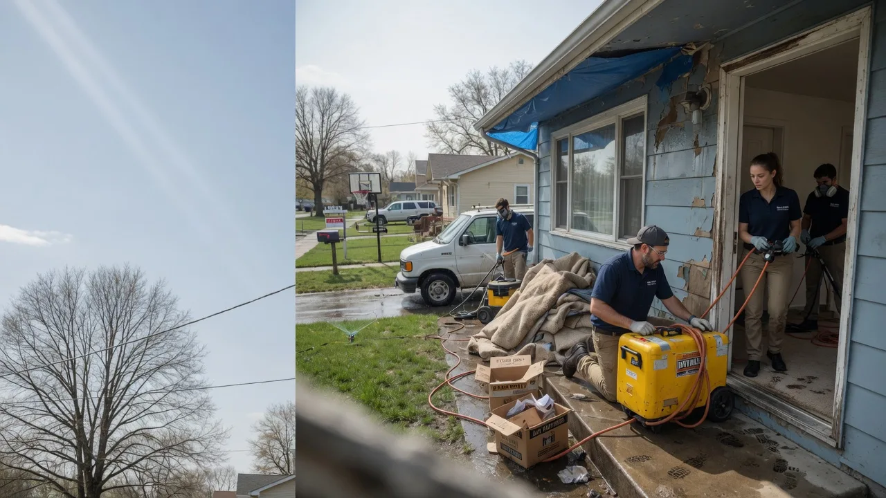 Basement Flood Cleanup in Holdingford, MN near me